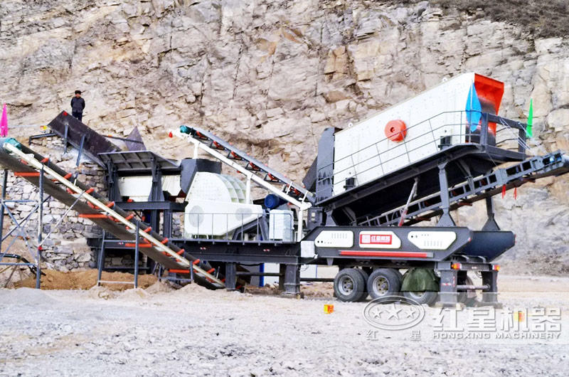 重錘式移動制砂機一次成型，處理能力50-550t/h